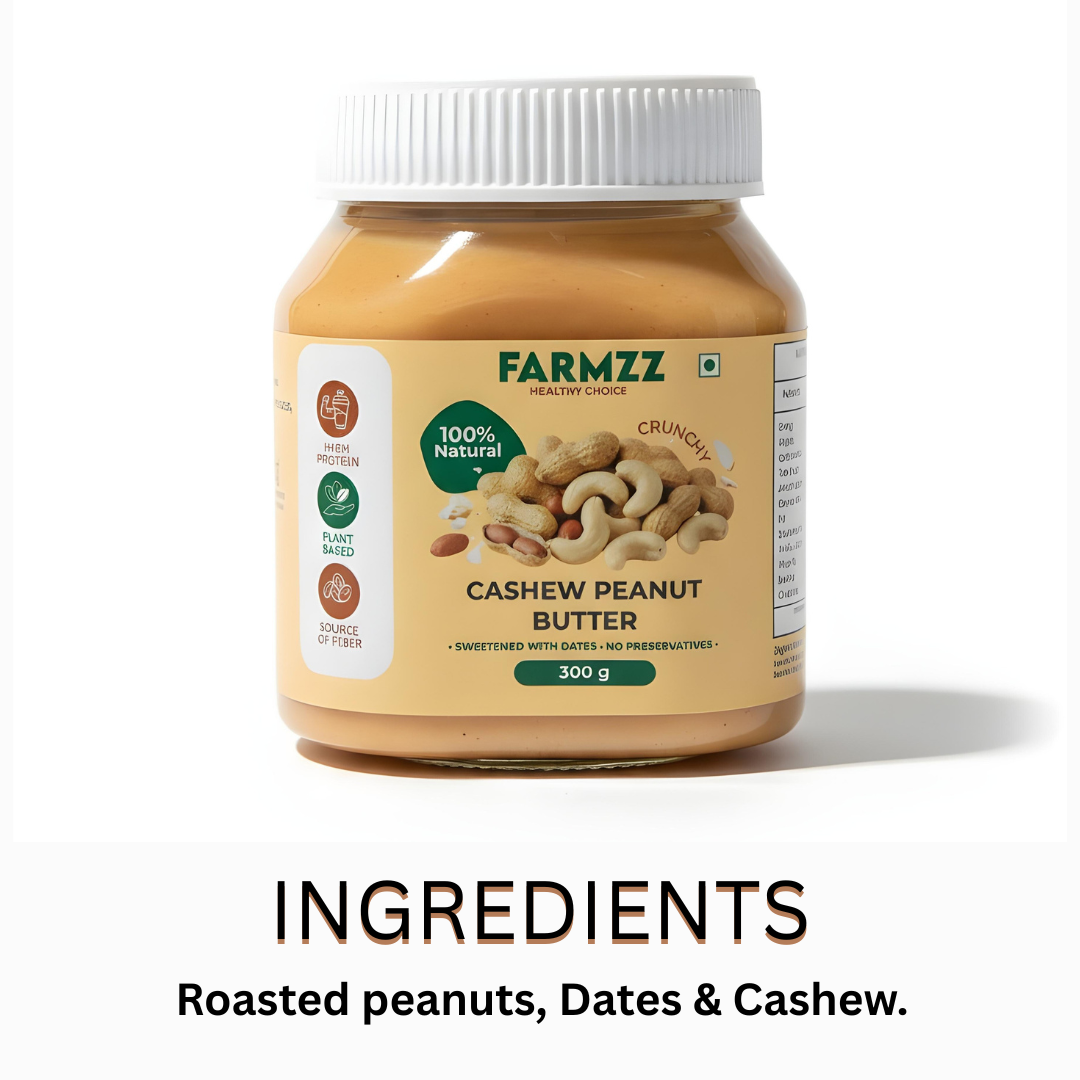 Cashew Dates Peanut Butter  (300 grm)