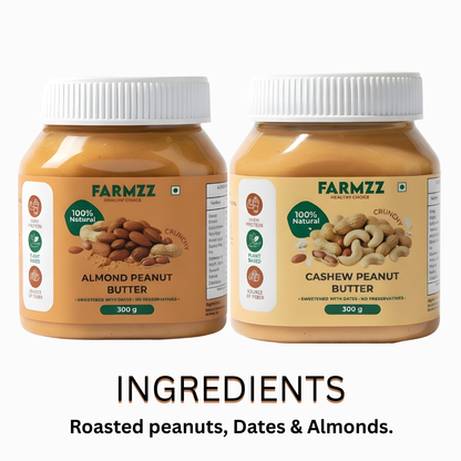 ( Almond & Cashew) Peanut Butter (300*2 grms)