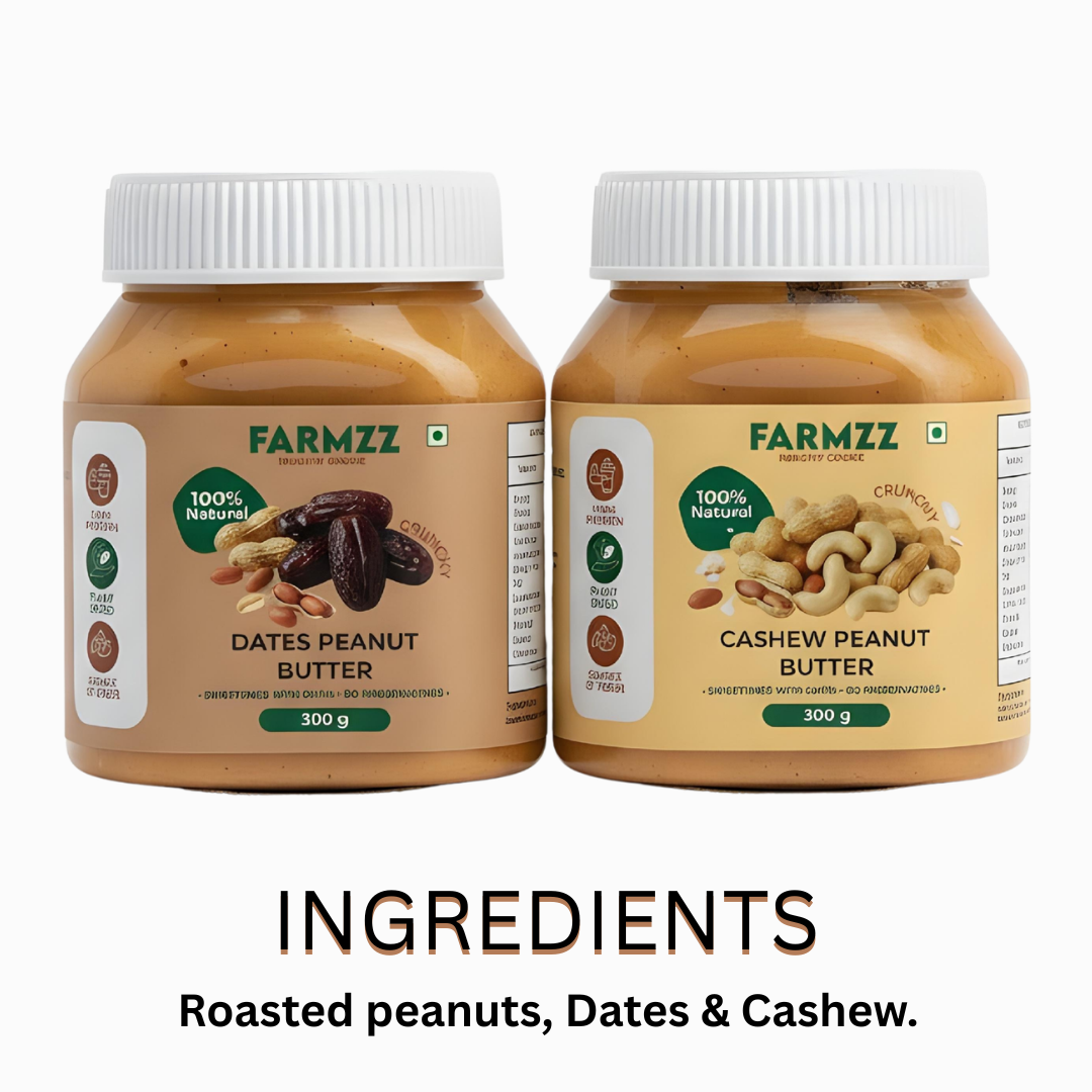 (Dates & Cashew) Peanut Butter (300*2 grms )