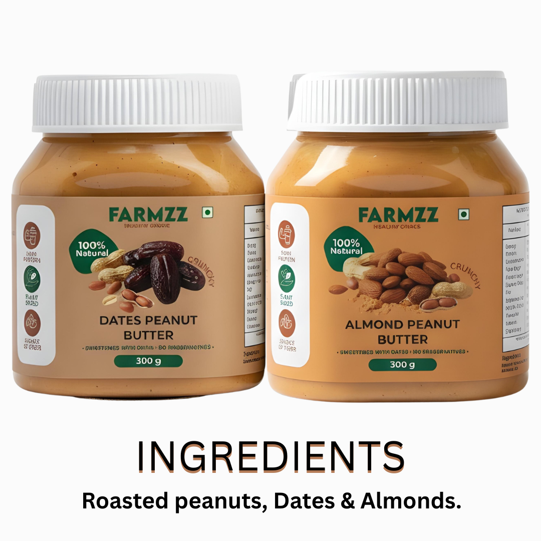 (Dates & Almond) Peanut Butter (300*2 grms)