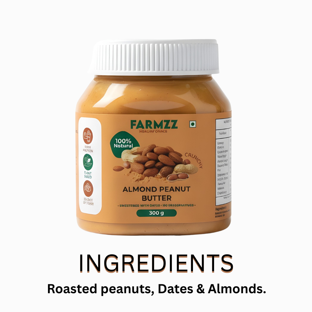 Almond Dates peanut butter (300 grm)