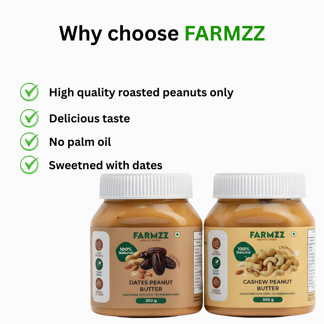 (Dates & Cashew) Peanut Butter (300*2 grms )