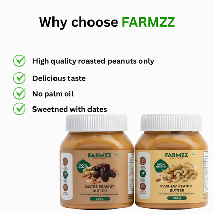 (Dates & Cashew) Peanut Butter (300*2 grms )