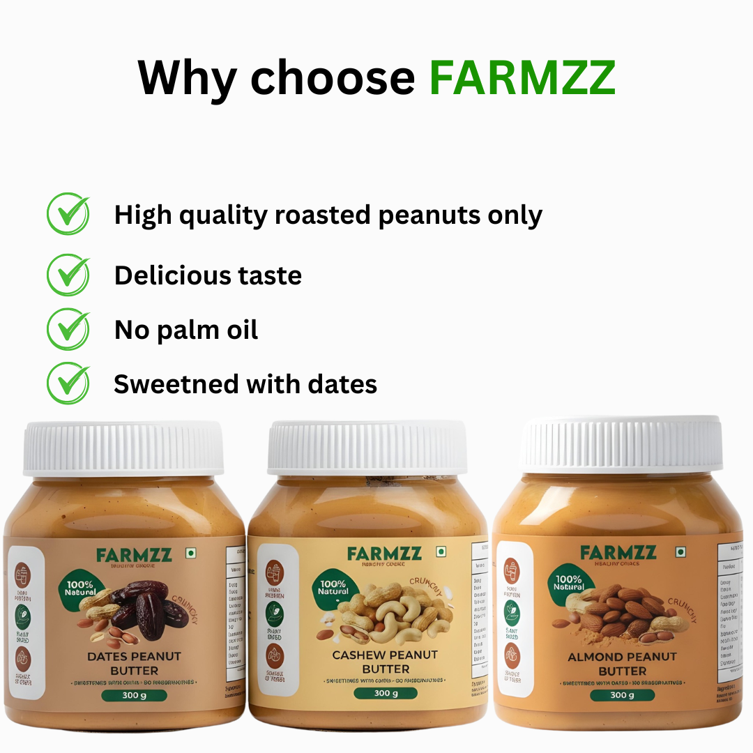 Dates, Almond & Cashew Peanut Butter ( 900 grms )