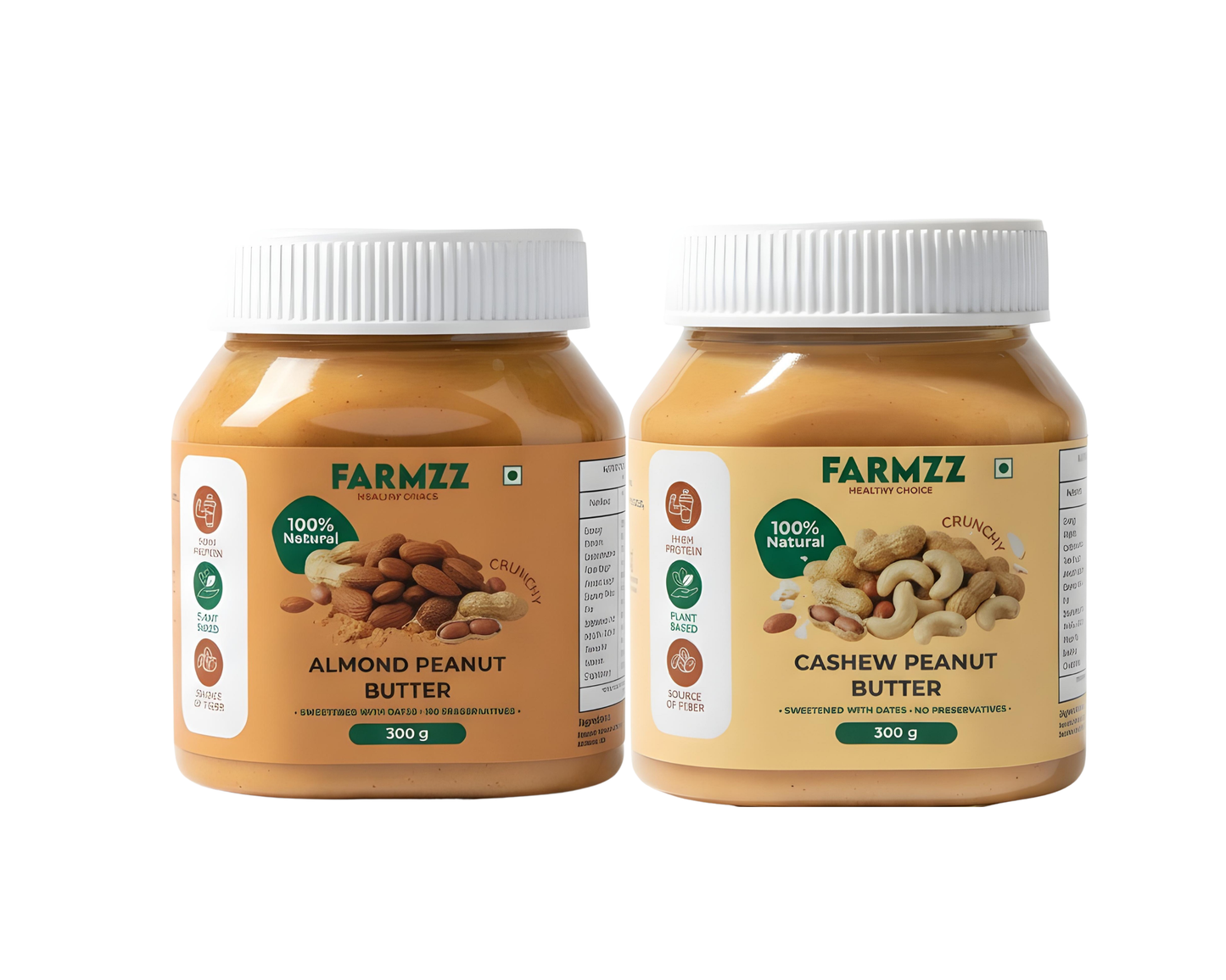 ( Almond & Cashew) Peanut Butter (300*2 grms)