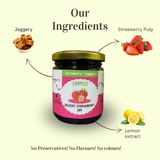Jaggery Strawberry Jam (250 grm) ⭐️⭐️⭐️⭐️