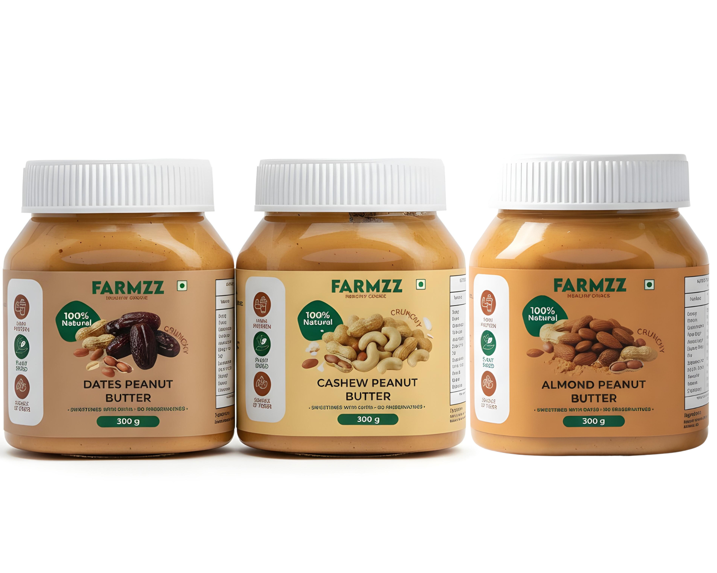 Dates, Almond & Cashew Peanut Butter ( 900 grms )