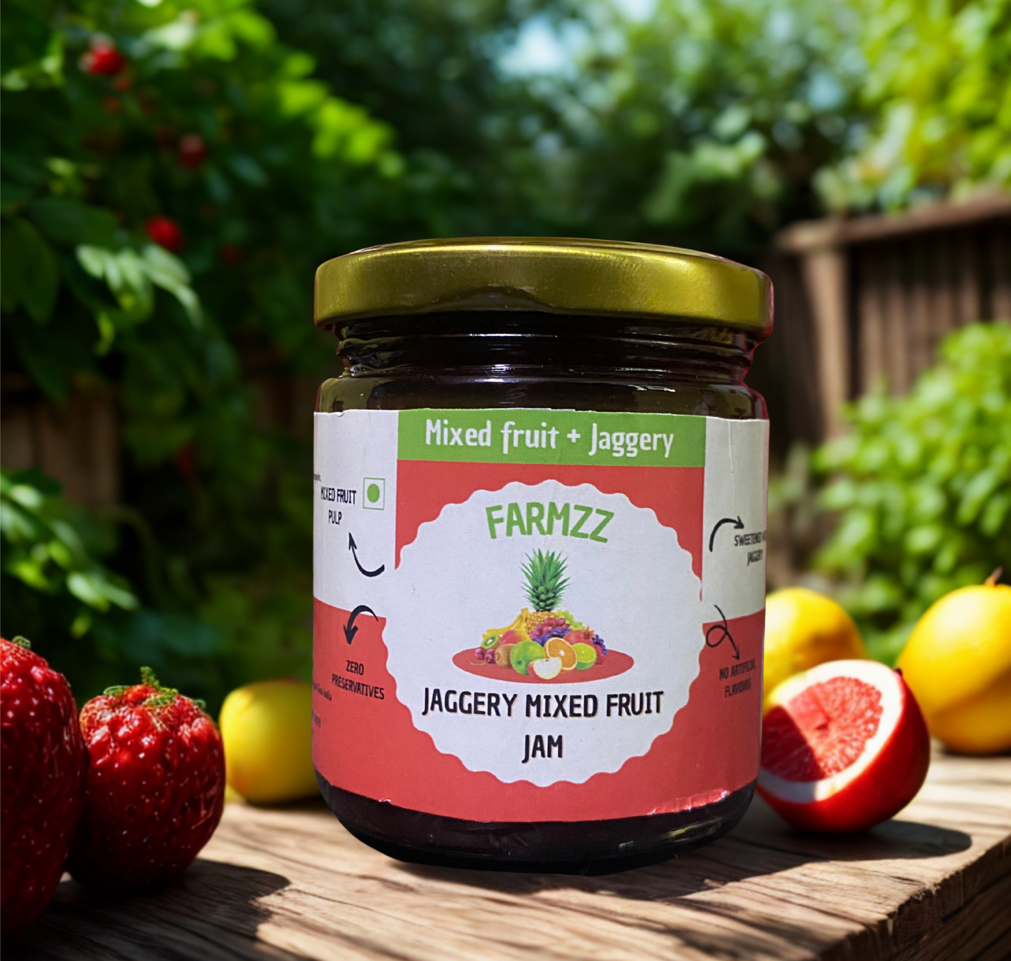 Jaggery Mixed Fruit Jam (250 grm)⭐️⭐️⭐️⭐️⭐️