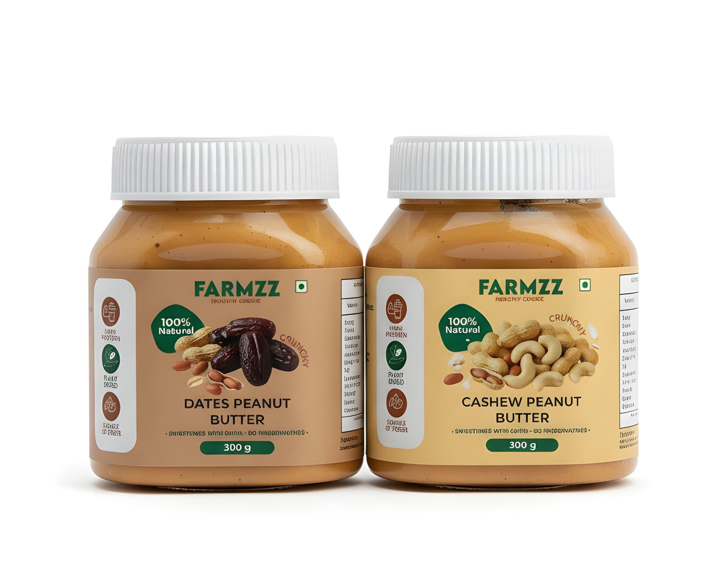 (Dates & Cashew) Peanut Butter (300*2 grms )